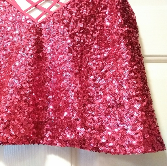 NWT Dazzle in Sparkle Criss-Cross Tank - Picture 4 of 12